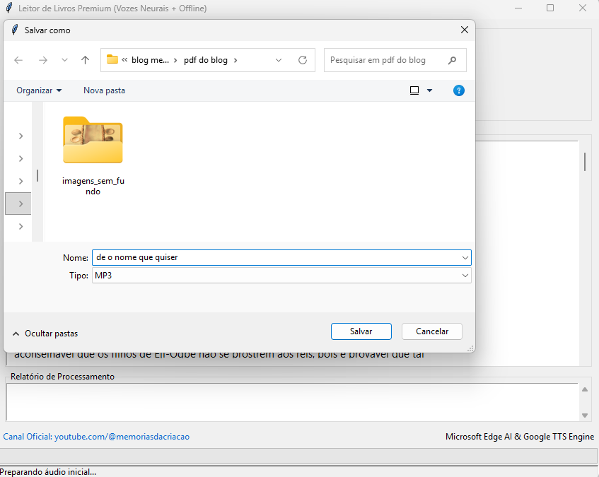 Mobilidade Total: Salve em MP3 e estude em qualquer lugar